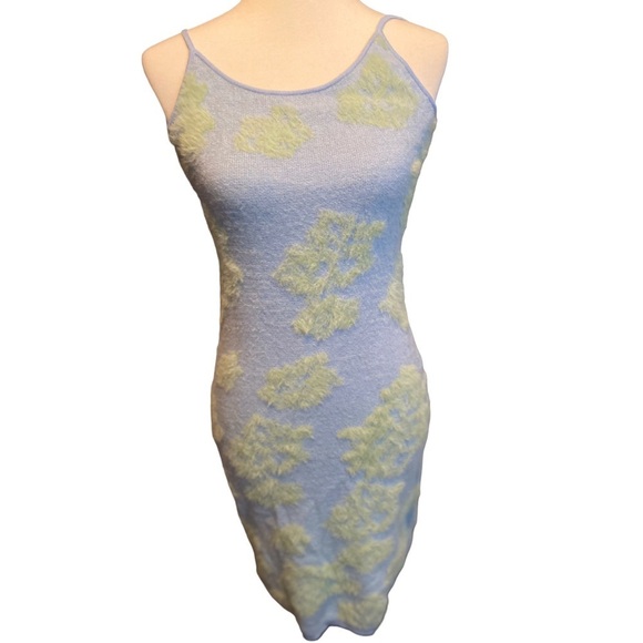 Sky Blue with Fuzzy Embellishments - Picture 1 of 7